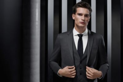 hugo boss fitted suit