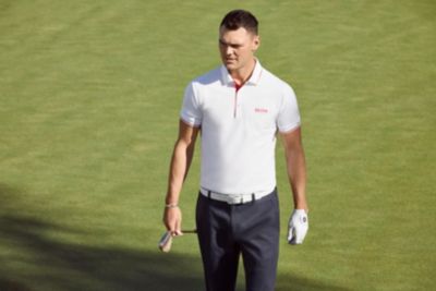 Martin Kaymer teaching how to play golf by BOSS