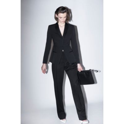 ladies black dinner suit