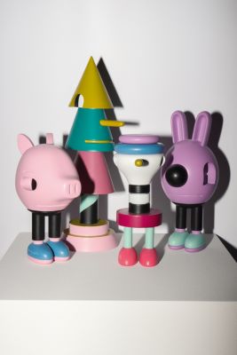 The four figurines of BOSS x Jeremyville