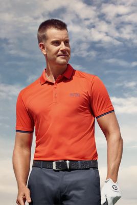Henrik Stenson wearing BOSS Green