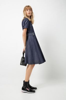 hugo boss denim dress