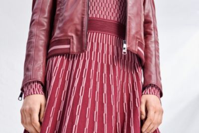boss femme Vestes en cuir