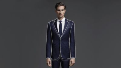 hugo boss fitted suit