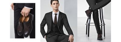 hugo boss suits black