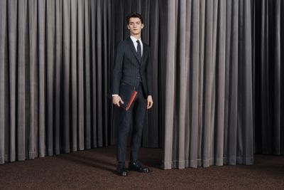 Blue business suit by BOSS