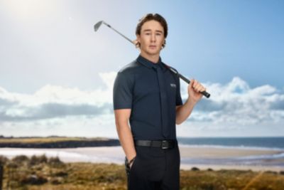 Golfprofi Sean Crocker in Outfit von BOSS