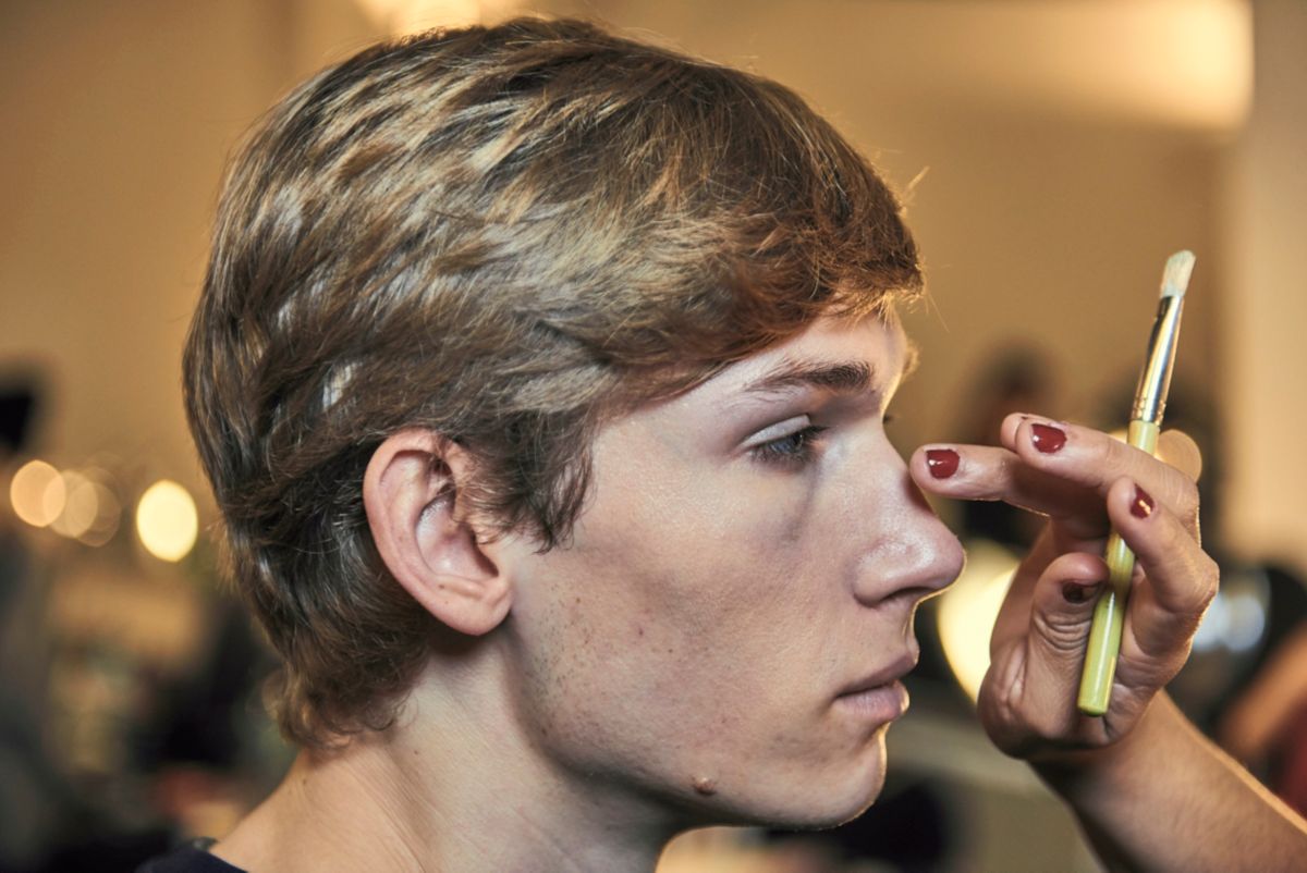 Model in hair and make up