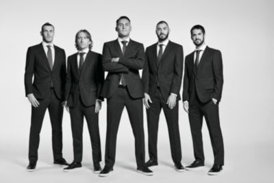 Professional football club Real Madrid C.F. suited by BOSS