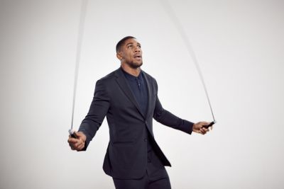 anthony joshua hugo boss tracksuit