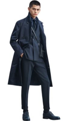 hugo boss men's overcoat