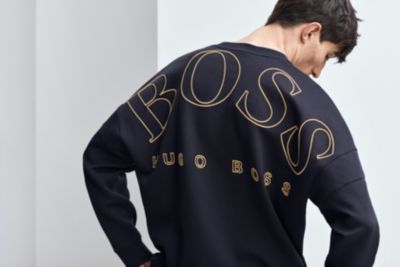 hugo boss logo jumper