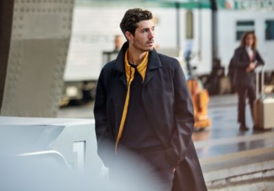 Dark blue look for Men by BOSS