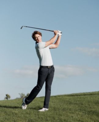 Professional golf player Sean Crocker dressed in BOSS