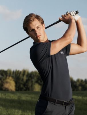 Thomas Detry wearing BOSS 