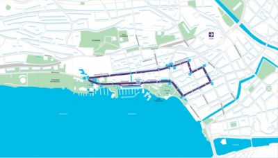 Formula E Zurich map