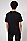 系列主题印花棉质平纹单面针织布 T 恤,  001_黑色