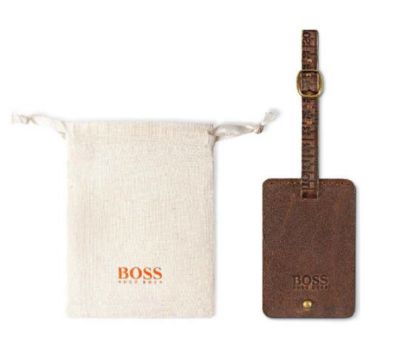 hugo boss luggage tag