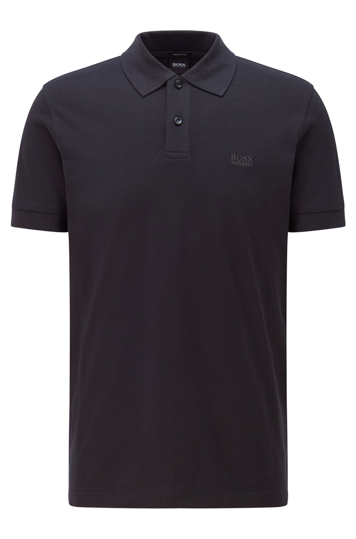 Doe een poging schijf Doorzichtig BOSS - Regular-fit polo shirt with logo embroidery