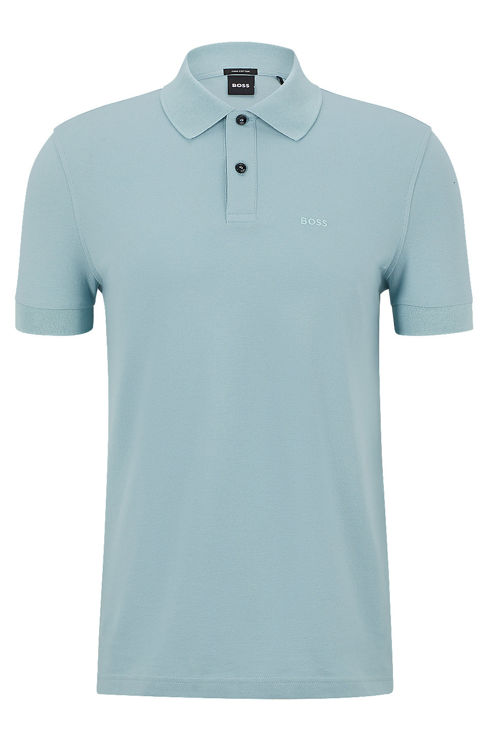 BOSS - Regular-fit polo shirt with logo embroidery