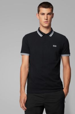 hugo boss polo striped