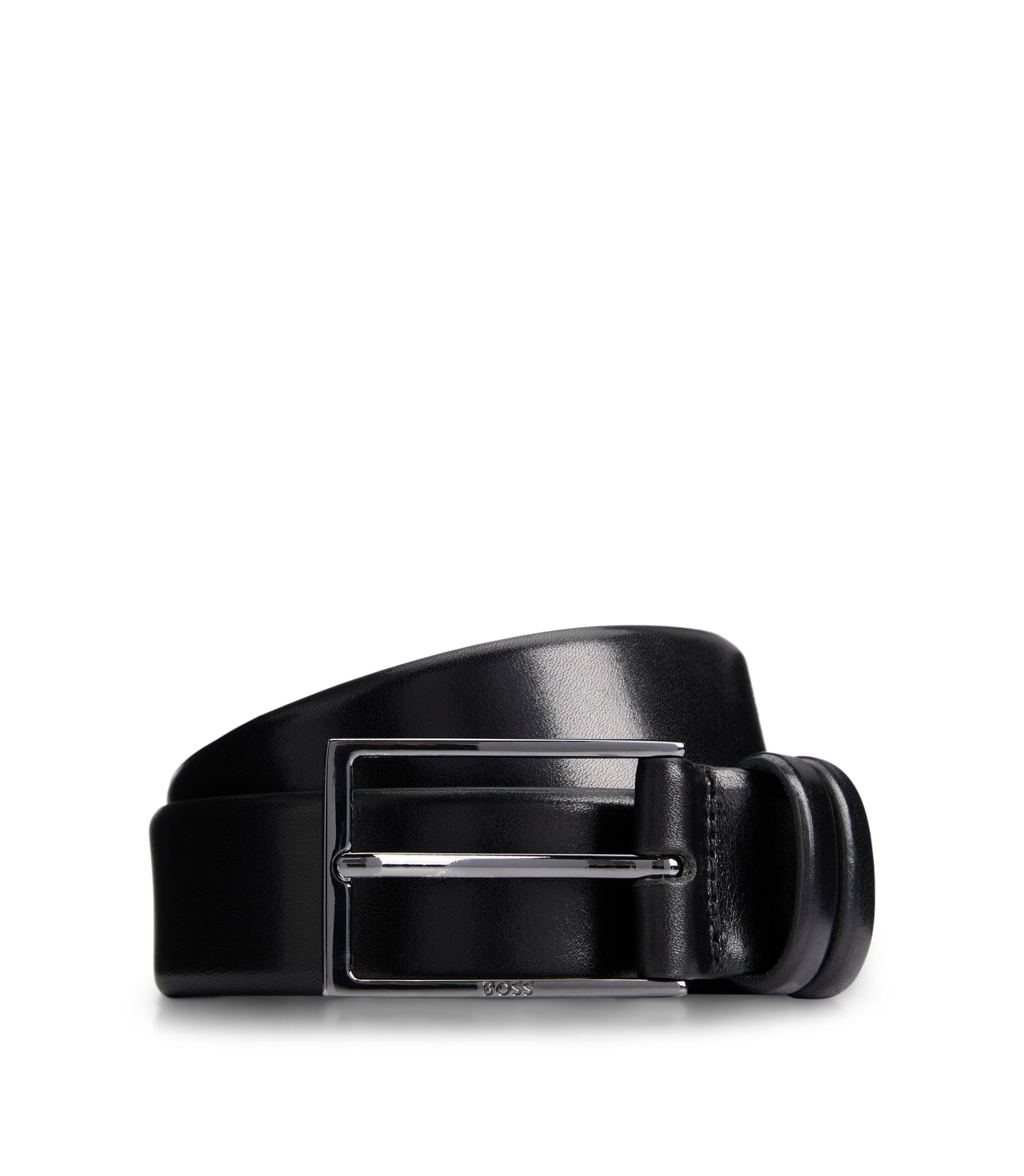 HUGO BOSS ブラックレザーベルト hbeu50239979_001_200?wid=1980&