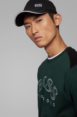 hugo boss men's logo twill cap