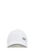 Baseball cap in cotton twill with embroidered logo , White