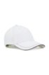 Baseball cap in cotton twill with embroidered logo , White