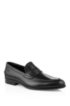 Leather loafers 'Bront', Black