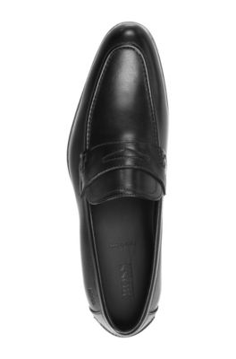 hugo boss black loafers