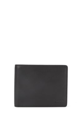 Billfold wallet in smooth leather with 
