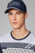 Baseball cap in technical piqu&eacute; , Dark Blue