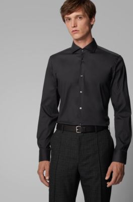 boss slim fit stretch shirt