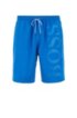 Swim shorts in brushed technical fabric, Blue