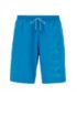 Swim shorts in brushed technical fabric, Blue