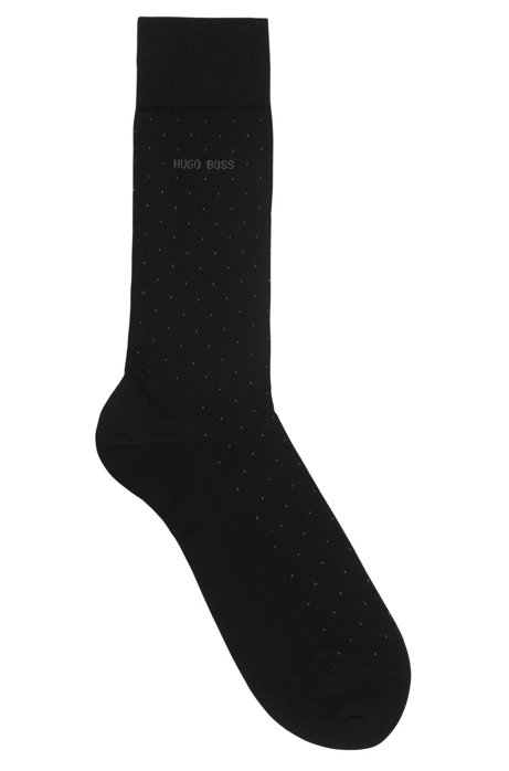Hugo Boss Mens Micro Pattern Dress Sock