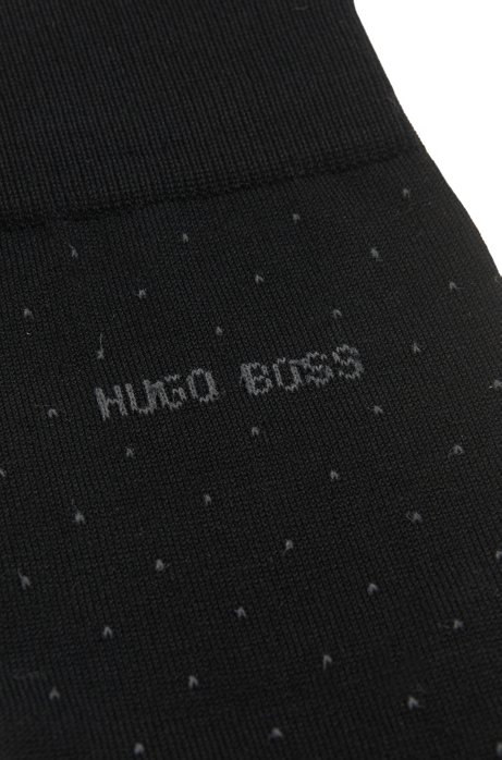 Hugo Boss Mens Micro Pattern Dress Sock