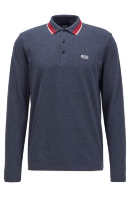 hugo boss long sleeve polo shirts sale