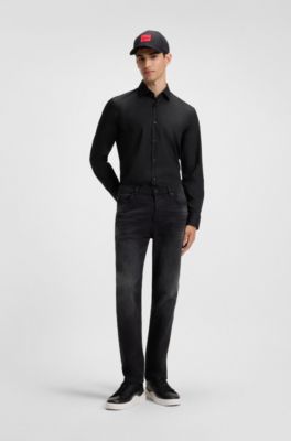 hugo boss black dress shirt