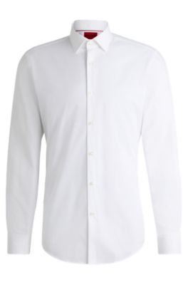 hugo boss fitted shirts