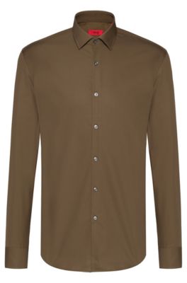 hugo boss poplin shirt