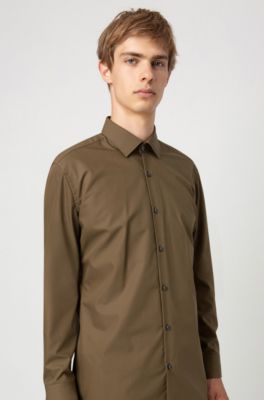 hugo boss poplin shirt