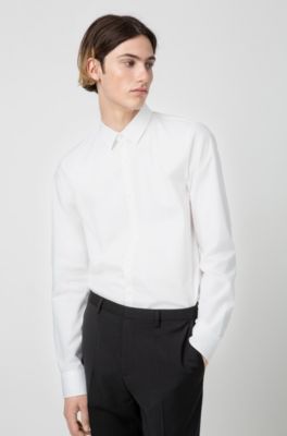 Extra slim-fit shirt in stretch cotton
