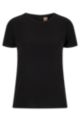 Gently tailored crepe top , Black