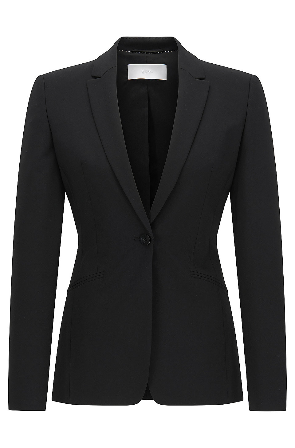 horizon Sweat sequence BOSS - Regular-fit jacket in stretch wool with curved lapels