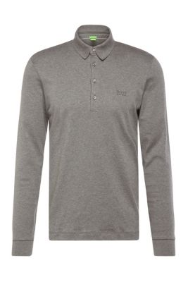 mens hugo boss polo long sleeve