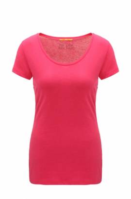 damen kurzarmshirt rose