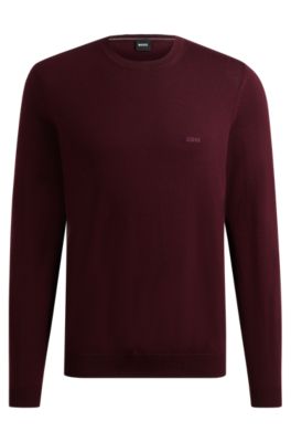 BOSS Regularfit sweater in extrafine merino