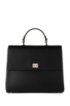 BOSS Bespoke handbag in smooth leather, Black
